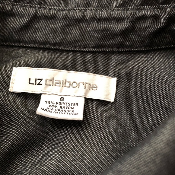 🦃 2/$20 🦃 |Liz Claiborne size 8 A-line dress - Picture 2 of 2